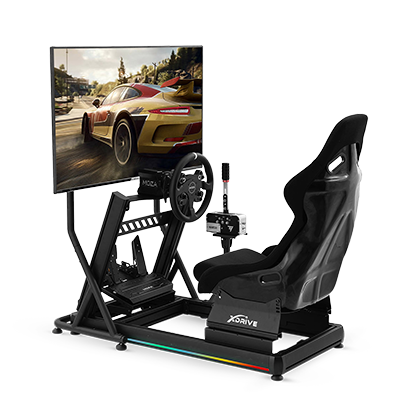 Our racing simulators are designed to give you the real racing experience at home.