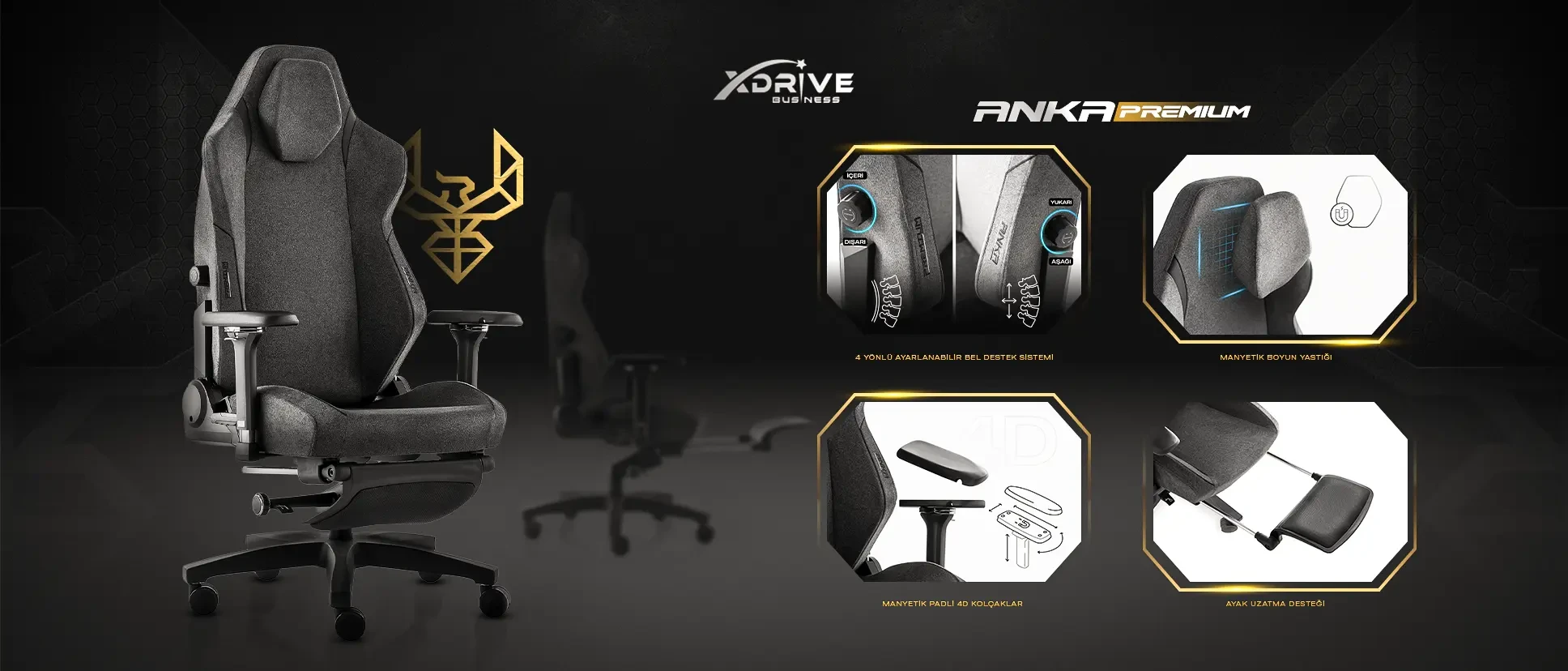xDrive Anka Çalışma Koltuğu