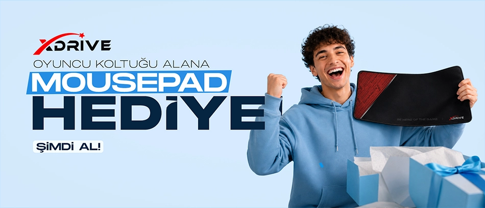  Oyuncu Koltuğu Alana Gaming Mousepad Hediye! 