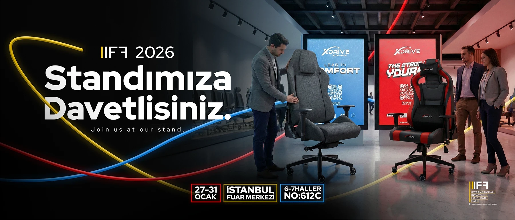 xDrive, IIFF 2026 Uluslararası İstanbul Mobilya Fuarı’nda Yerini Alıyor