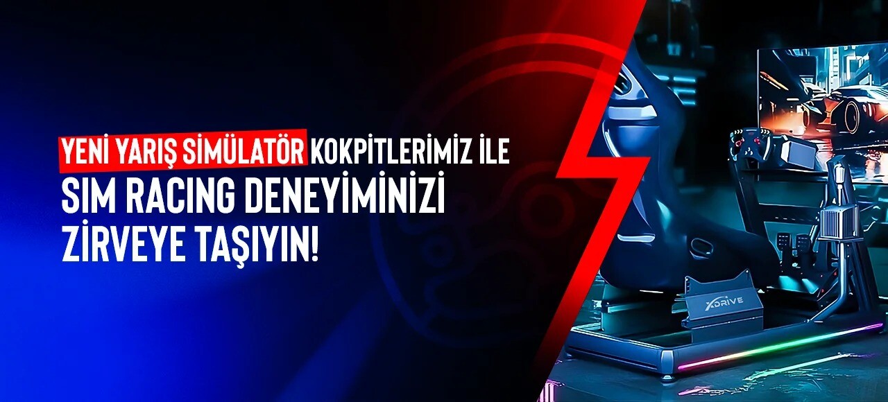 Yeni Yarış Simülatör Kokpitlerimiz ile Sim Racing Deneyiminizi Zirveye Taşıyın!
