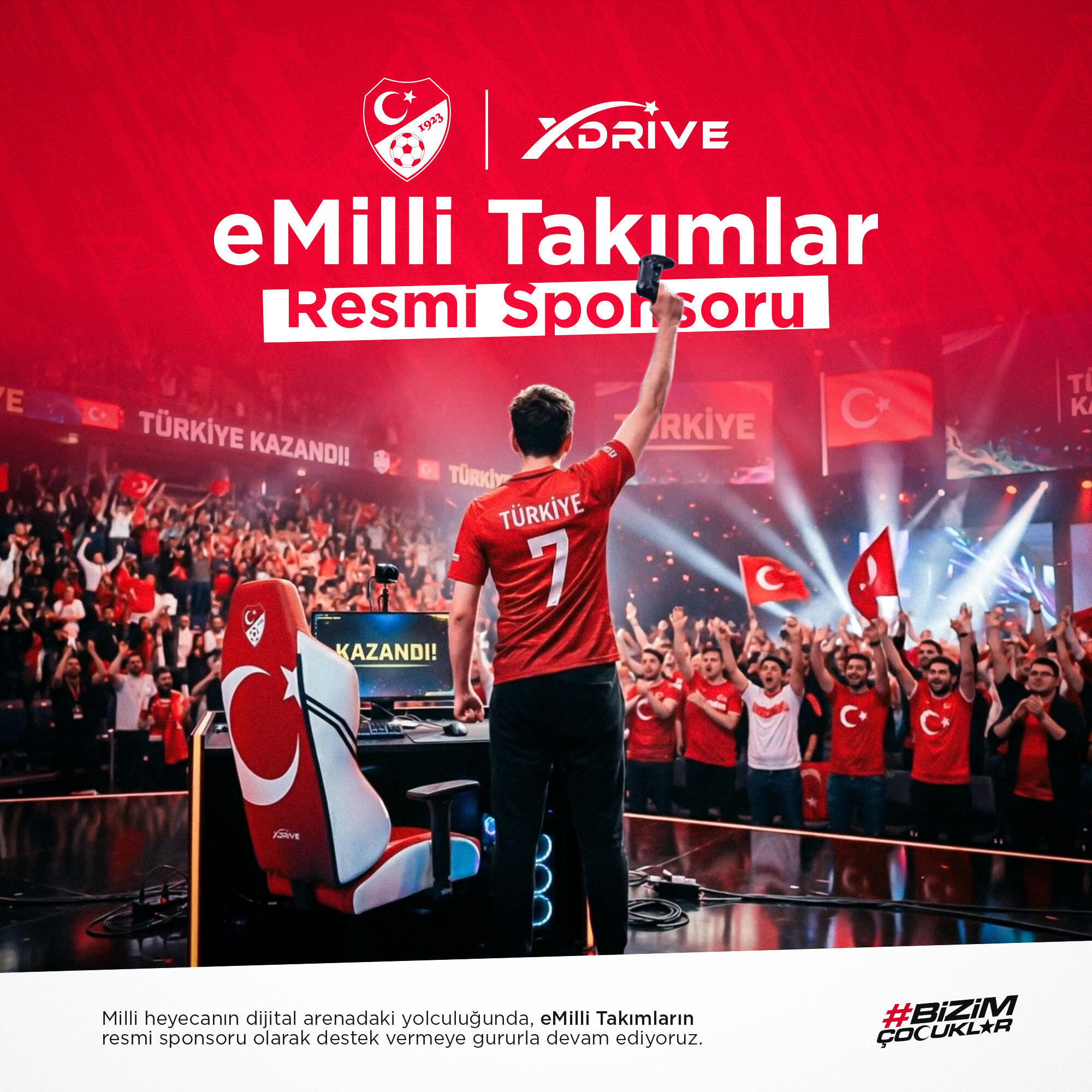xDrive, Türkiye eMillî Takımları’nın Resmi Sponsoru Oldu