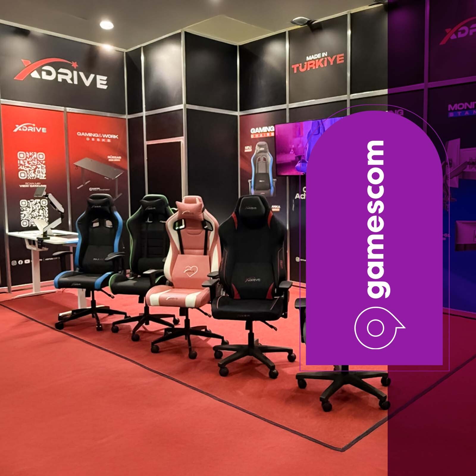 Türkiye’nin Oyuncu Koltuğu Markası xDrive, Gamescom’da Zirve Yolunda