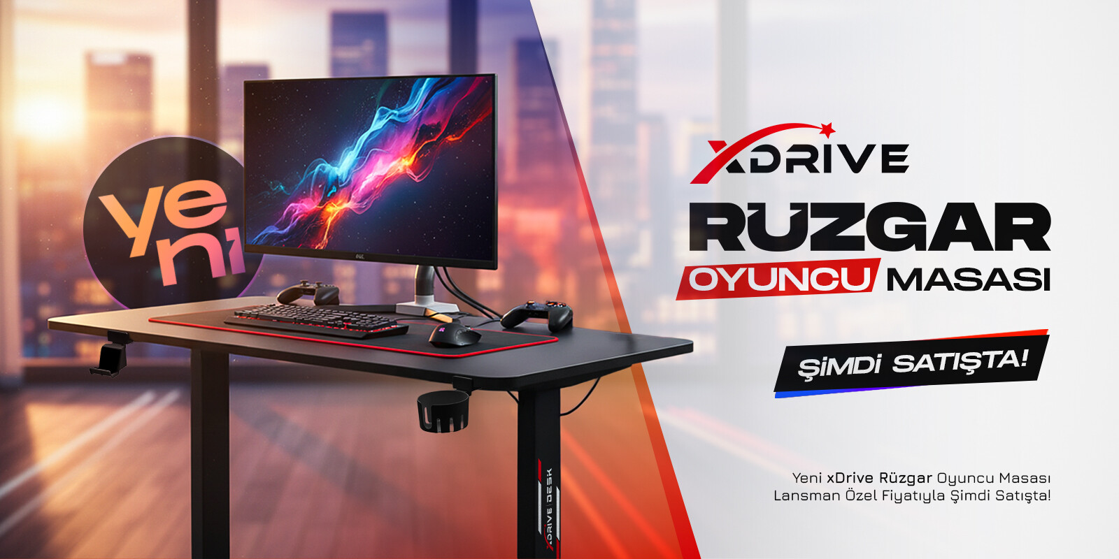 Yeni Yerli Üretim xDrive Rüzgar Masaları: Oyuncu ve Çalışma İçin Özel Seri