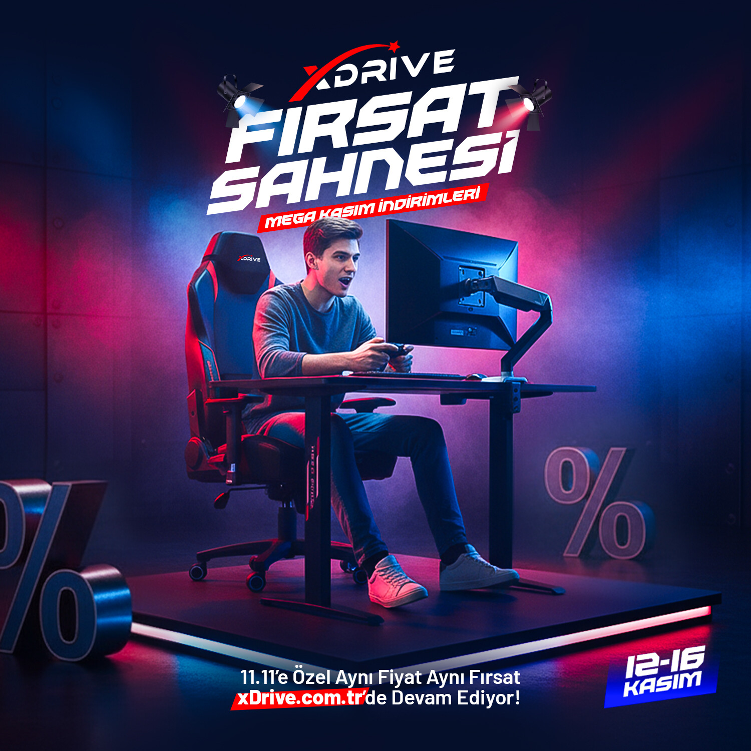 xDrive’da “Fırsat Sahnesi” Başladı: 11.11 Fiyatları xDrive.com.tr’de Devam Ediyor