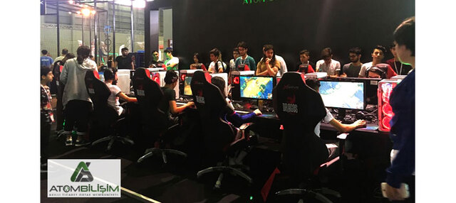 ATOM GAMER'A ÖZEL TASARLANAN XDRİVE OYUNCU KOLTUKLARI İLE GAMES WEEK'TE TURNUVALAR YAPILDI