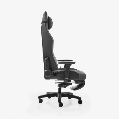 xDrive FIRTINA Feet Extension and Massage Gaming Chair Grey/Black - 3