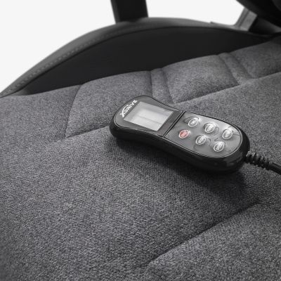 xDrive FIRTINA Feet Extension and Massage Gaming Chair Grey/Black - 8