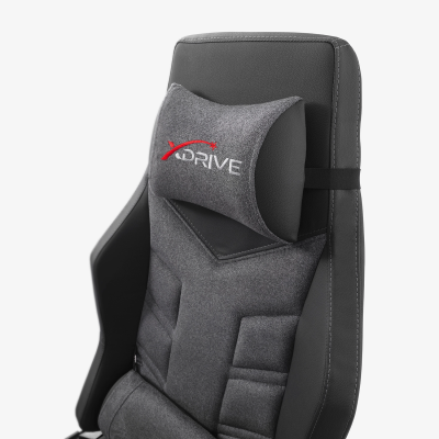 xDrive FIRTINA Feet Extension and Massage Gaming Chair Grey/Black - 8