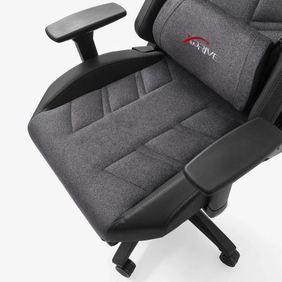 xDrive FIRTINA Feet Extension and Massage Gaming Chair Grey/Black - 9