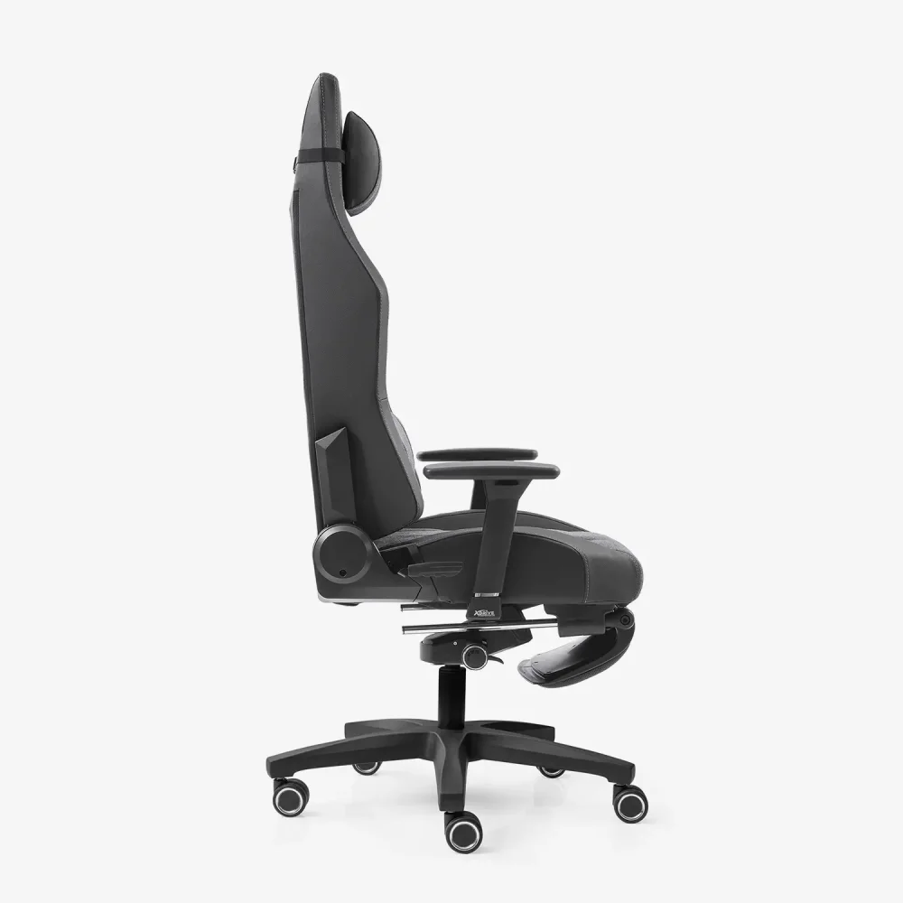 xDrive FIRTINA Feet Extension and Massage Gaming Chair Grey/Black - 5