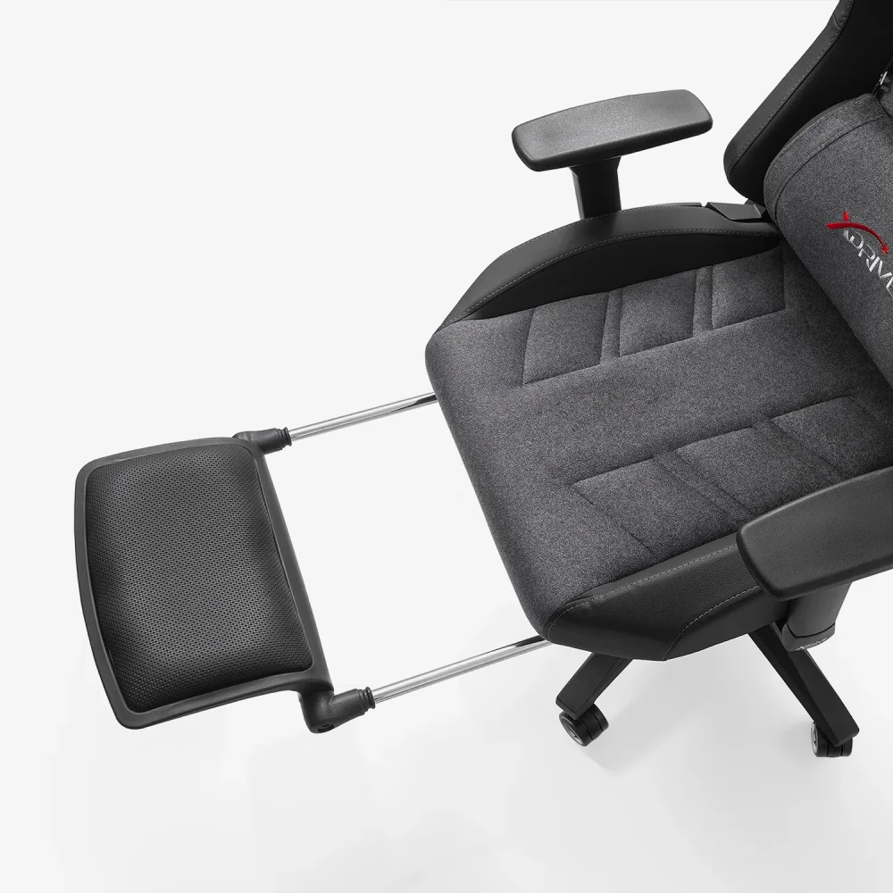 xDrive FIRTINA Feet Extension and Massage Gaming Chair Grey/Black - 11