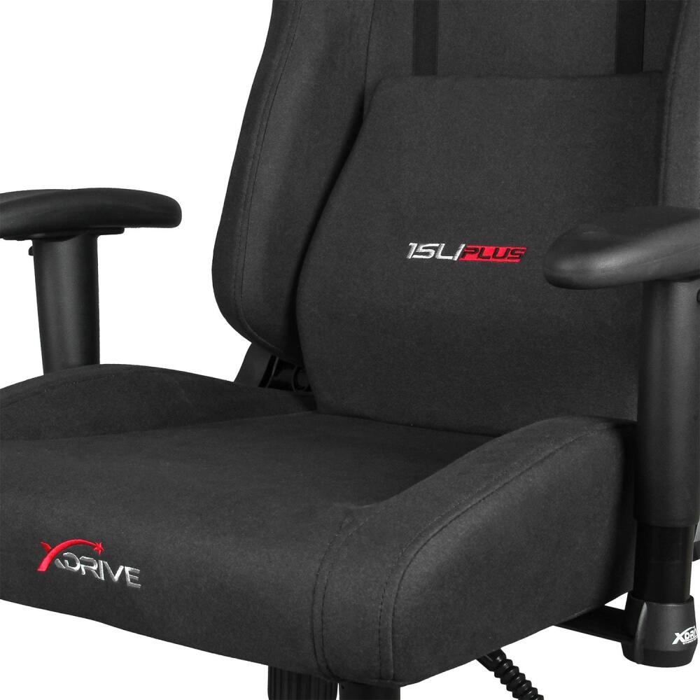 xDrive 15'LI PLUS Professional Gaming Chair Black Fabric - 8