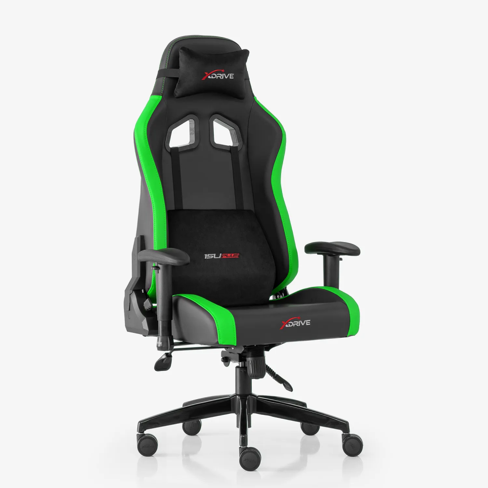 xDrive 15'LI Professional Gaming Chair Green / Black - 1