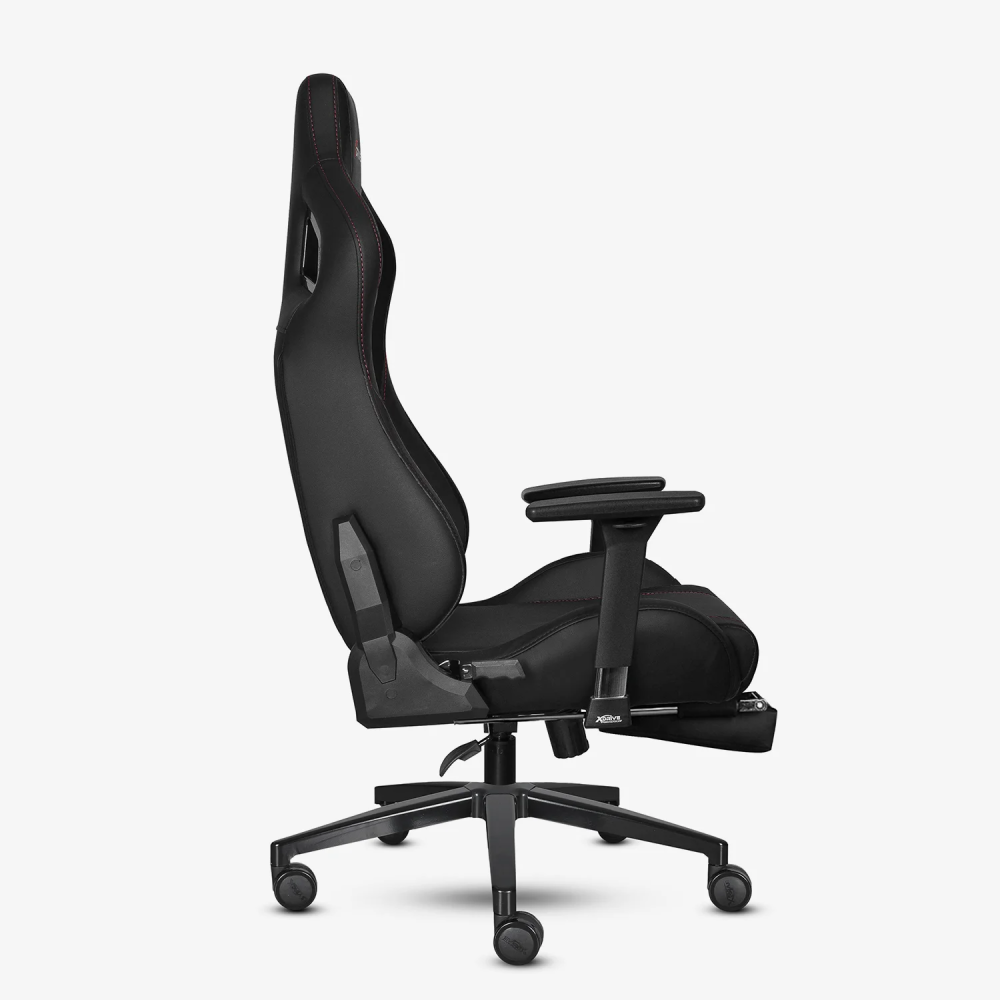 xDrive AKDENİZ Foot Extension Proffessional Gaming Chair Black/Black - 3
