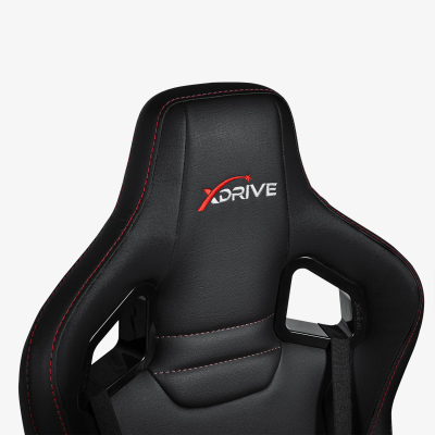 xDrive AKDENİZ Foot Extension Proffessional Gaming Chair Black/Black - 5