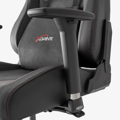 xDrive AKDENIZ Professional Gaming Chair Fabric Black/Black - 7
