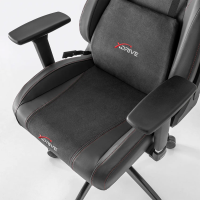 xDrive AKDENIZ Professional Gaming Chair Fabric Black/Black - 10