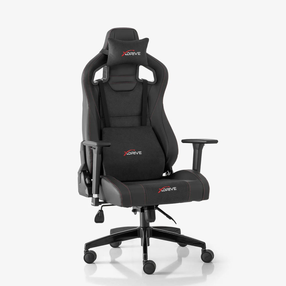 xDrive AKDENIZ Professional Gaming Chair Fabric Black/Black - 1