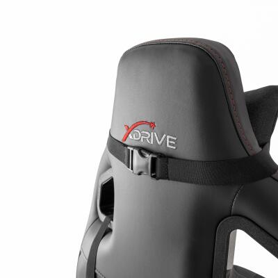 xDrive AKDENIZ Professional Gaming Chair Fabric Black/Black - 7