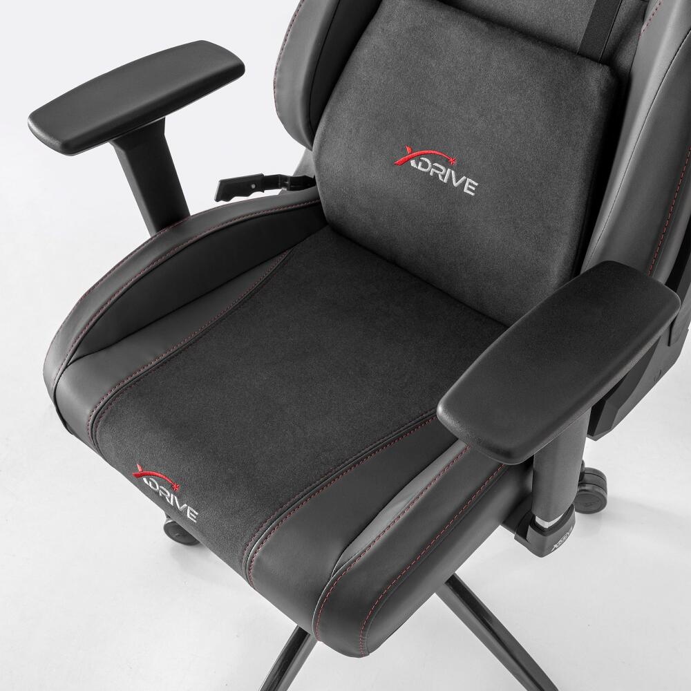 xDrive AKDENIZ Professional Gaming Chair Fabric Black/Black - 8