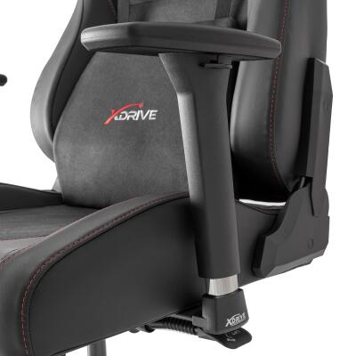 xDrive AKDENIZ Professional Gaming Chair Fabric Black/Black - 11