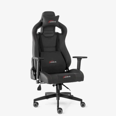 xDrive AKDENIZ Professional Gaming Chair Fabric Black/Black - 1