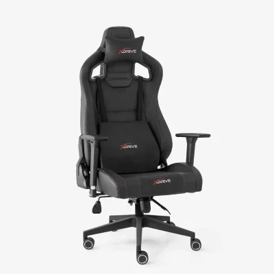 xDrive AKDENIZ Professional Gaming Chair Fabric Black/Black - 1
