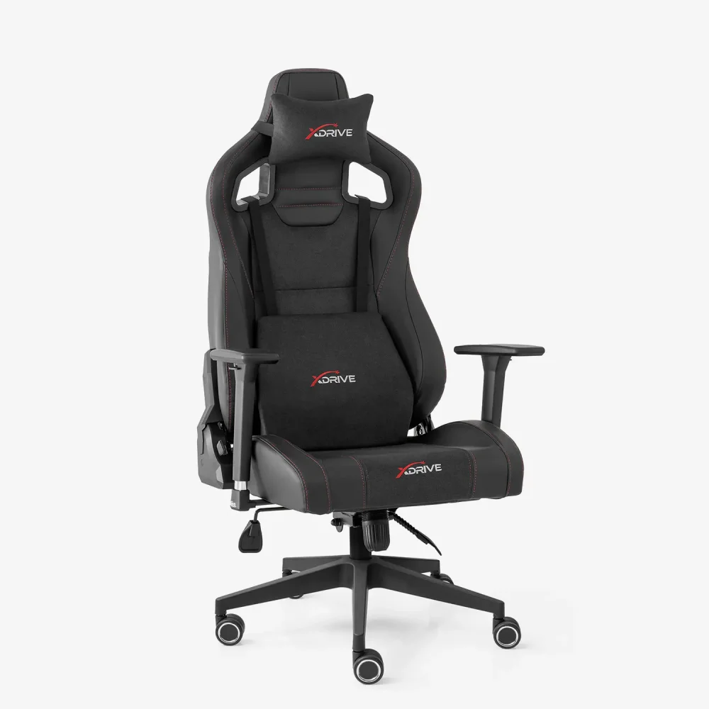xDrive AKDENIZ Professional Gaming Chair Fabric Black/Black - 1
