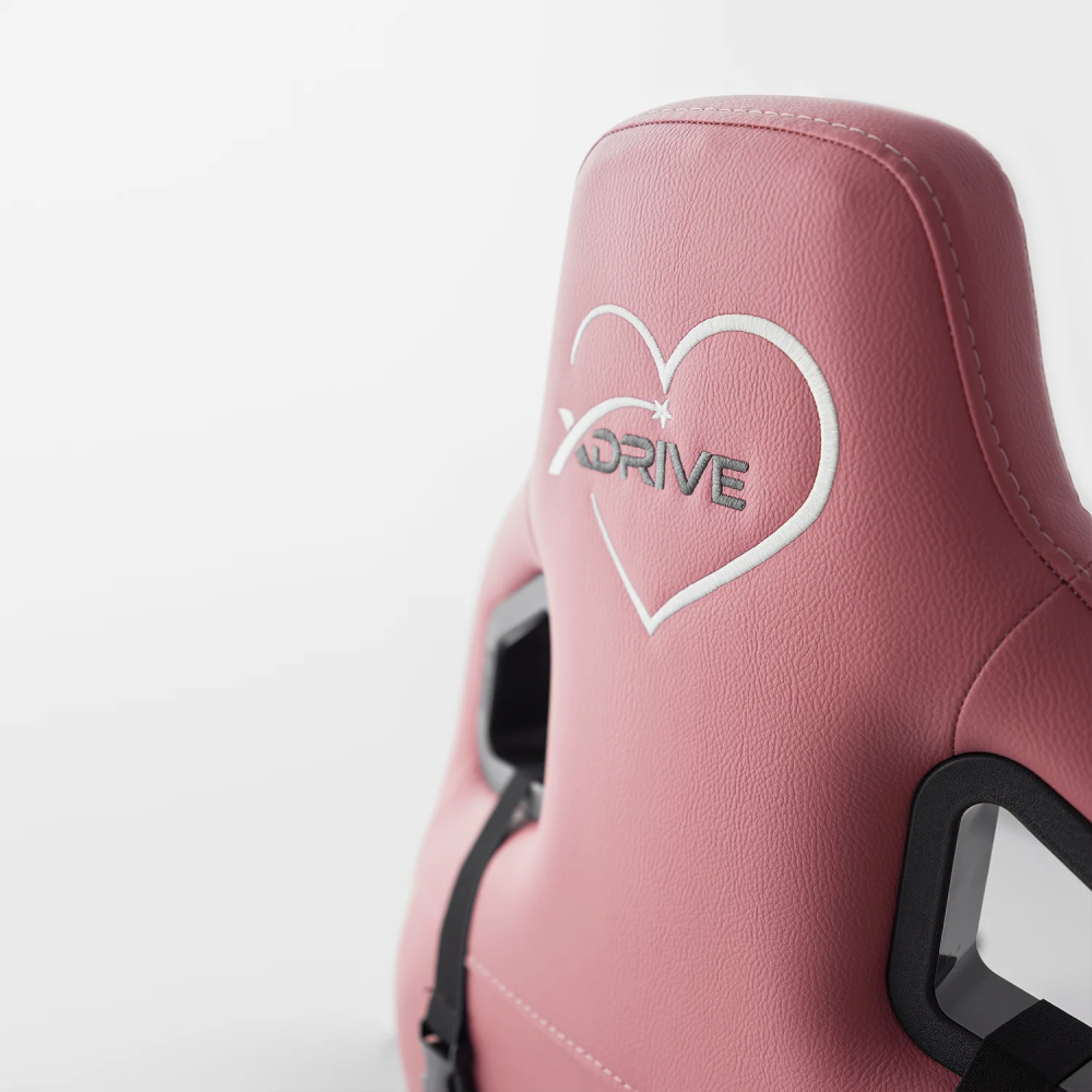 xDrive Akdeniz Profesyonel Oyuncu Koltuğu Pembe/Beyaz - 9