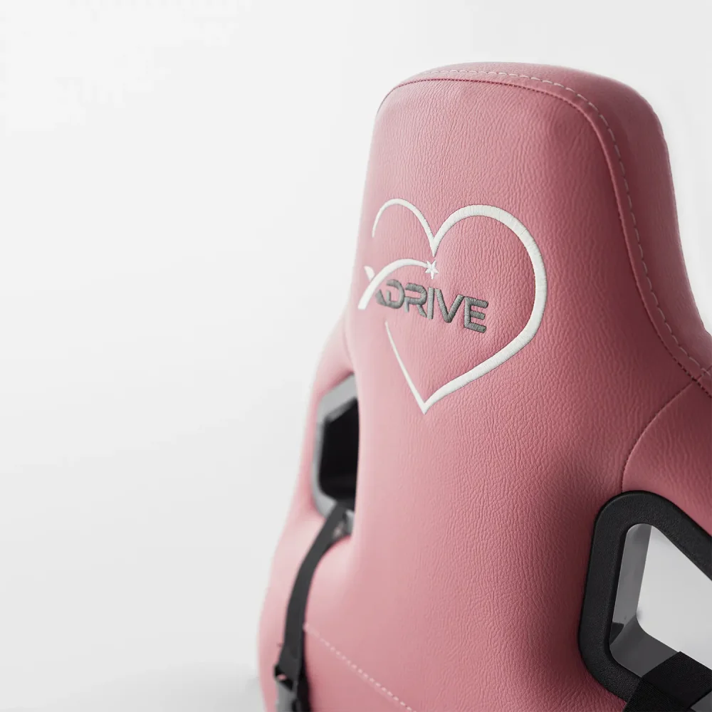 xDrive Akdeniz Profesyonel Oyuncu Koltuğu Pembe/Beyaz - 9