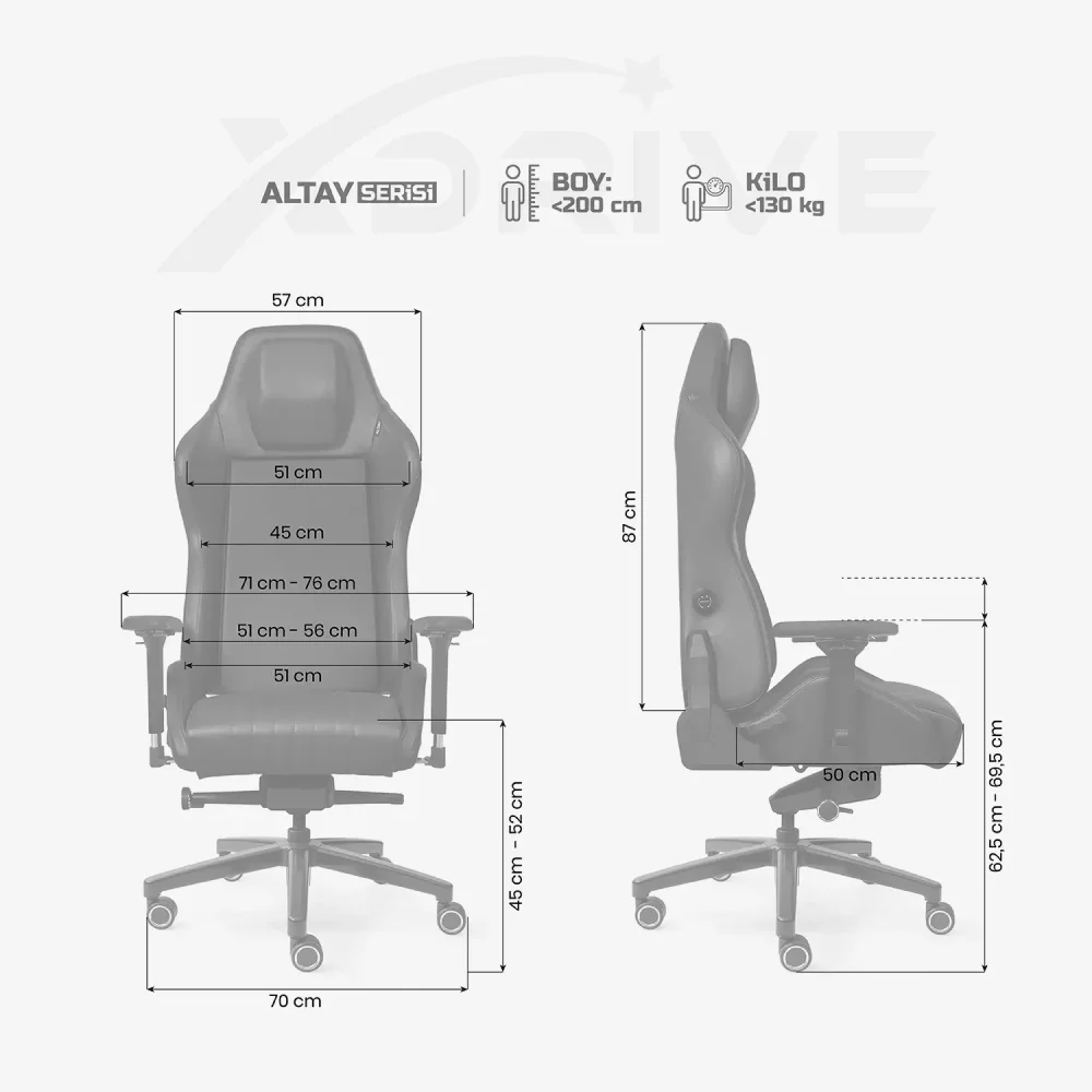xDrive ALTAY Office Chair Black - 4