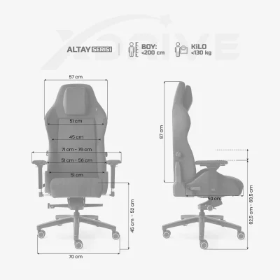xDrive ALTAY Office Chair Fabric Black - 4