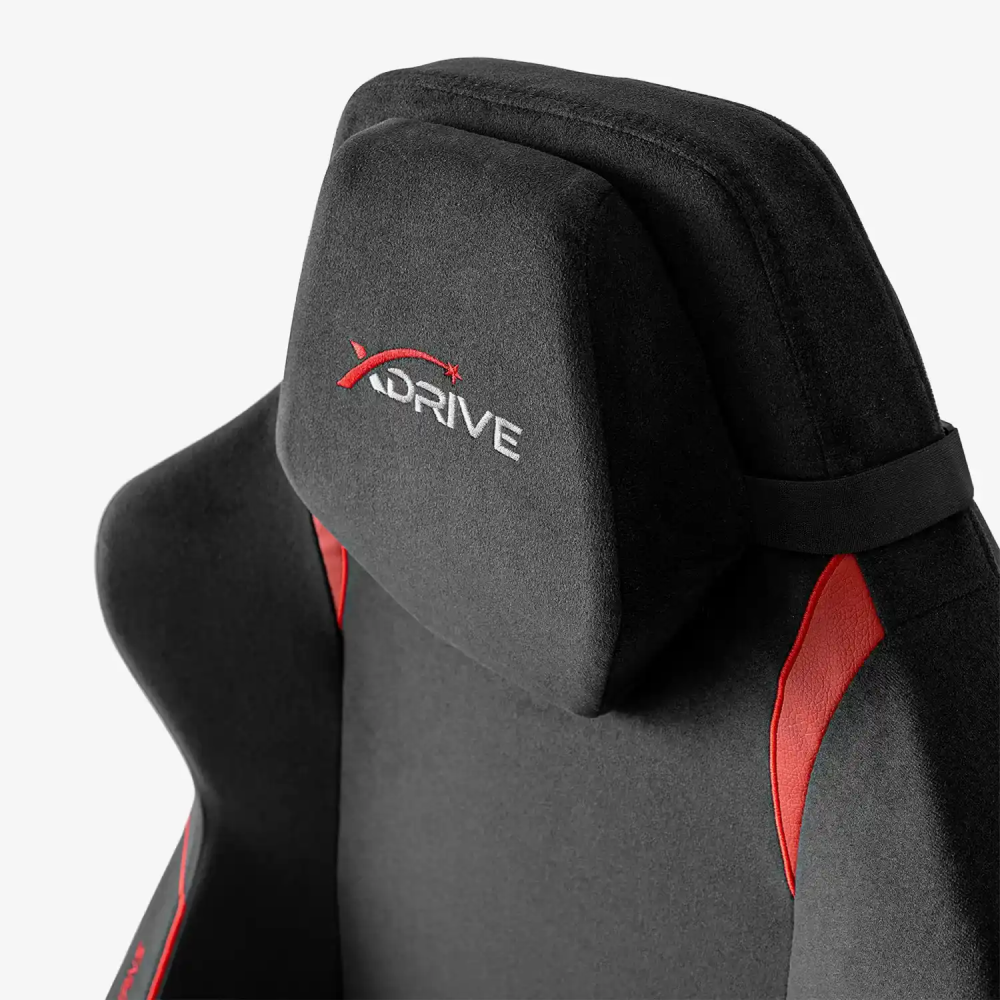 xDrive Anka Fabric Professional Gaming Chair Red/Black - 7