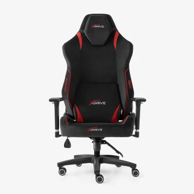 xDrive Anka Fabric Professional Gaming Chair Red/Black - 2
