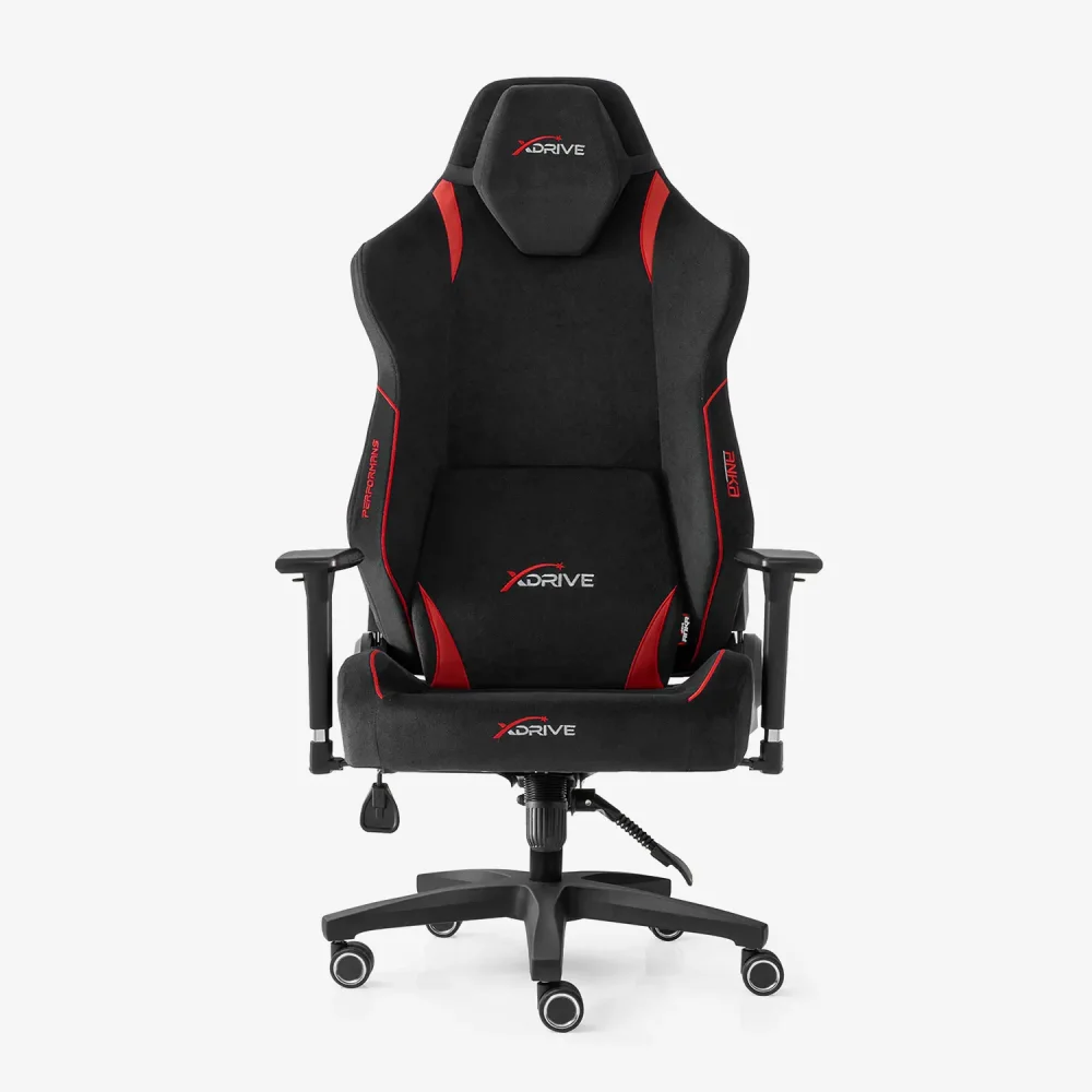 xDrive Anka Fabric Professional Gaming Chair Red/Black - 2