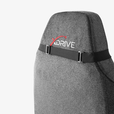 xDrive Anka Profesyonel Oyuncu Koltuğu Kumaş Gri - 7