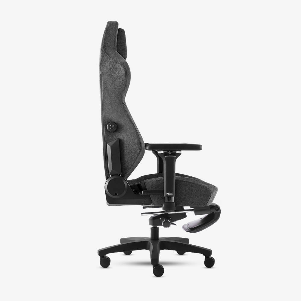 xDrive Business Anka Work Chair Fabric Gray with Foot Extensions - 5