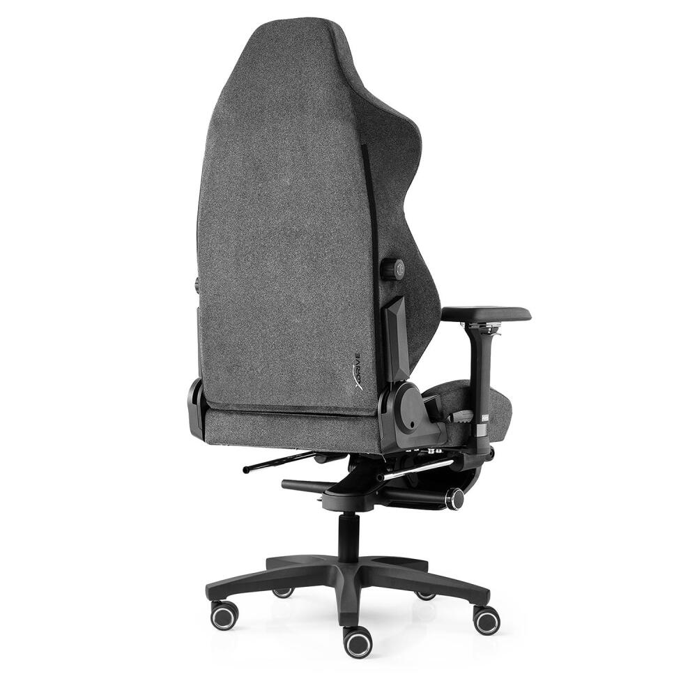 xDrive Business Anka Work Chair Fabric Gray with Foot Extensions - 6