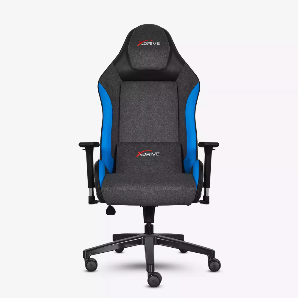 xDrive ATAK Professional Gaming Chair Blue Grey Black - 2