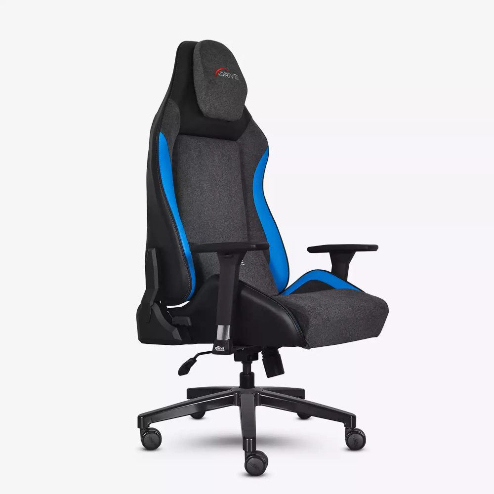 xDrive ATAK Professional Gaming Chair Blue Grey Black - 4