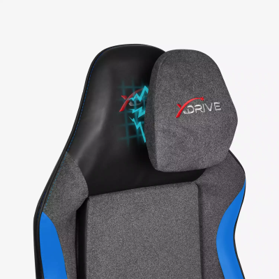 xDrive ATAK Professional Gaming Chair Blue Grey Black - 8