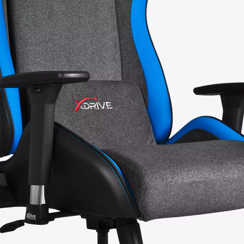 xDrive ATAK Professional Gaming Chair Blue Grey Black - 9