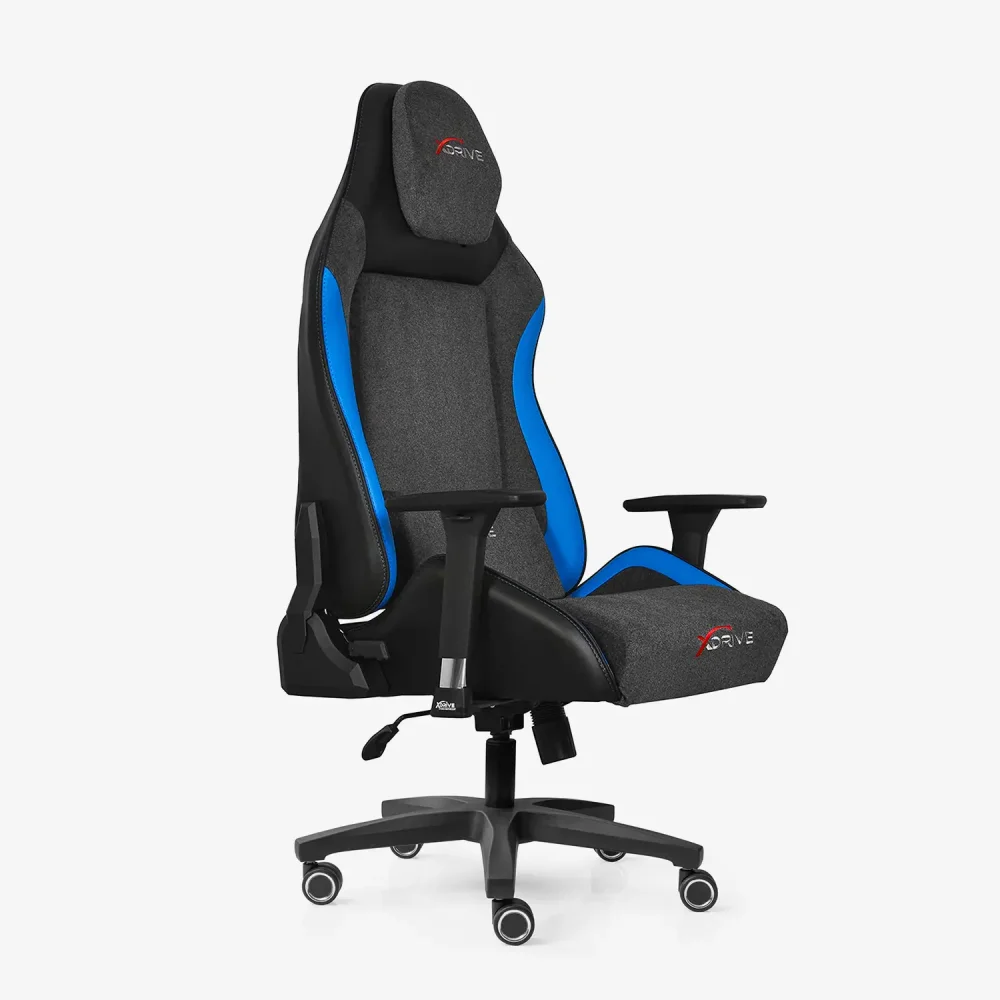 xDrive ATAK Professional Gaming Chair Blue Grey Black - 3