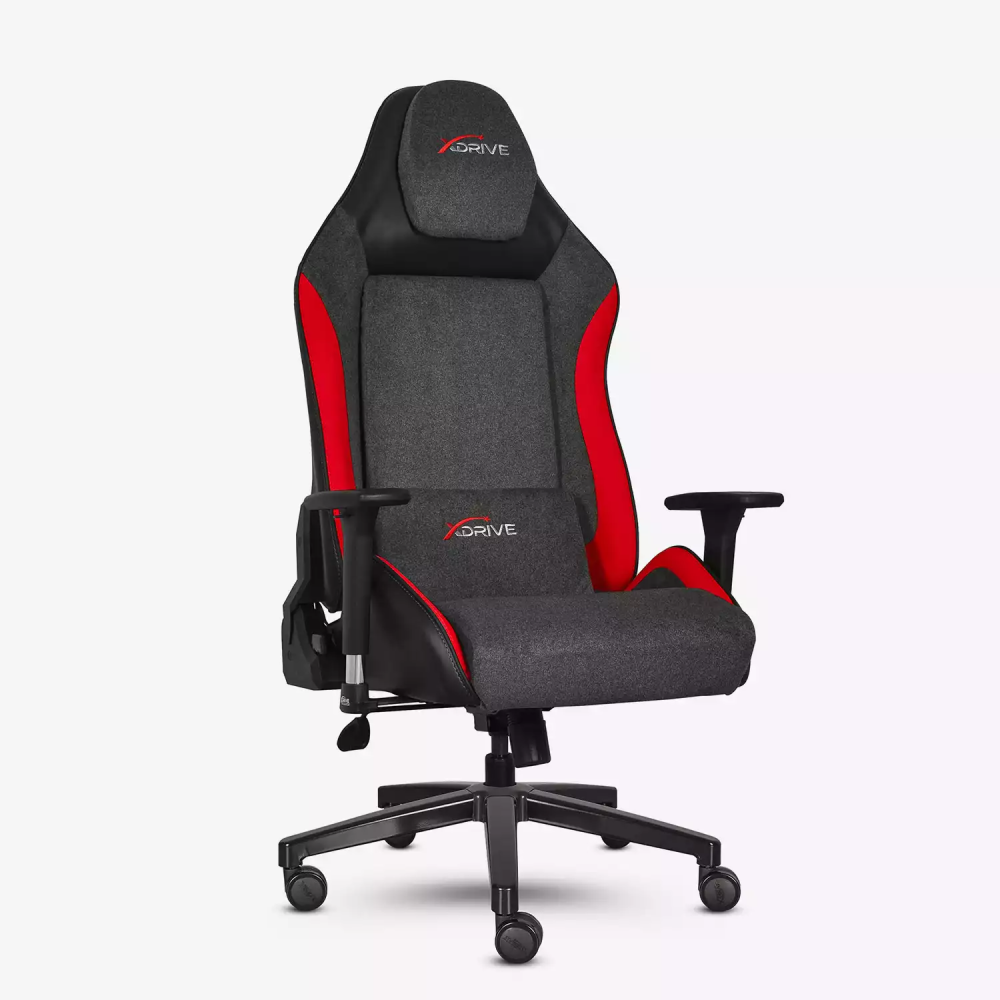 xDrive ATAK Professional Gaming Chair Red Grey Black - 1