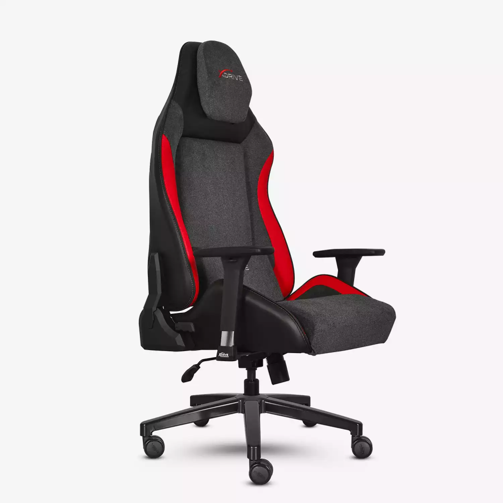 xDrive ATAK Professional Gaming Chair Red Grey Black - 4