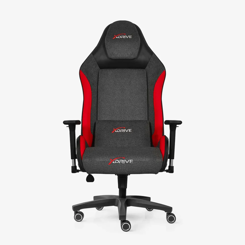 xDrive ATAK Professional Gaming Chair Red Grey Black - 2