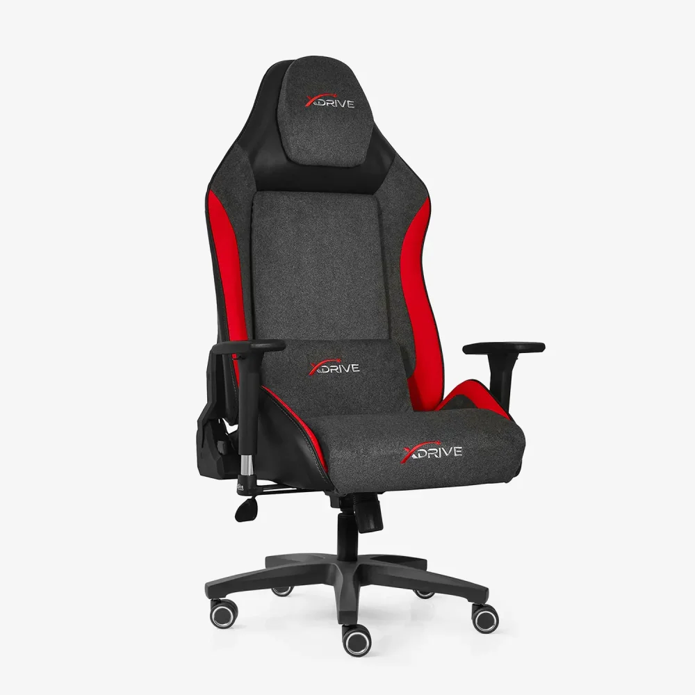 xDrive ATAK Professional Gaming Chair Red Grey Black - 1