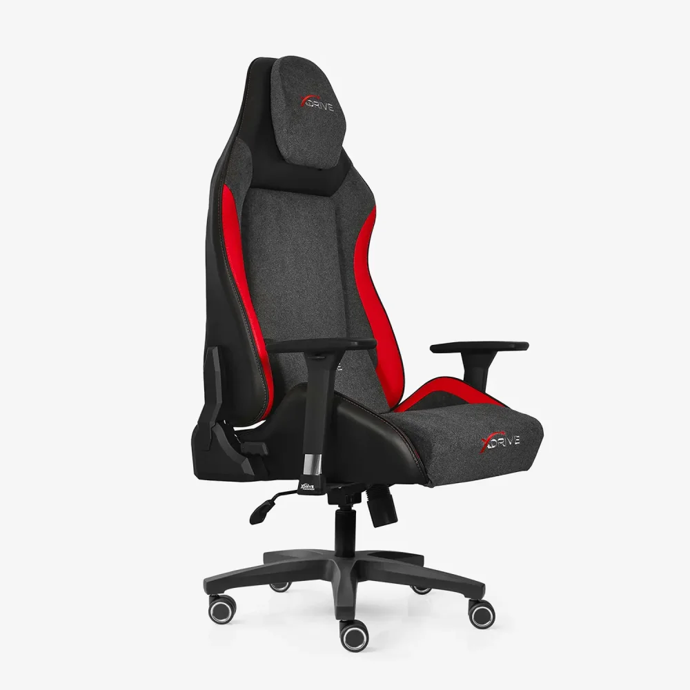xDrive ATAK Professional Gaming Chair Red Grey Black - 3