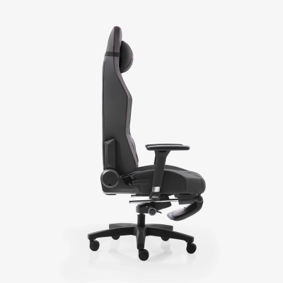 xDrive FIRTINA Foot Extension Proffessional Gaming Chair Black/Black - 3